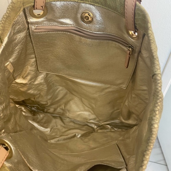 Vintage Michael Kors green snake leather tote bag - Picture 7 of 10